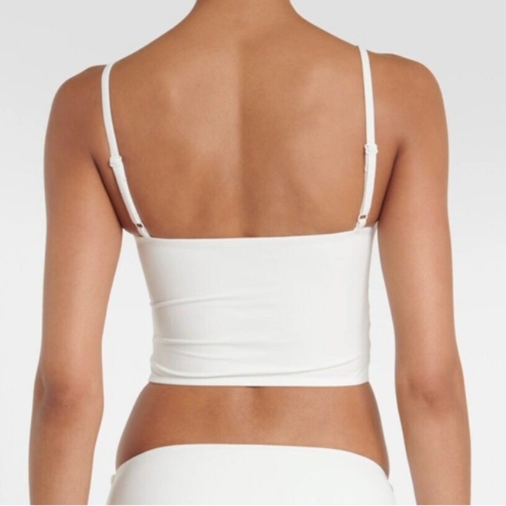 Christopher Esber Orbit Cutout Bikini Top in White SZ US 8 EUC - Picture 2 of 5